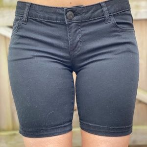 Celebrity Pink Black Jean Shorts, Size 3